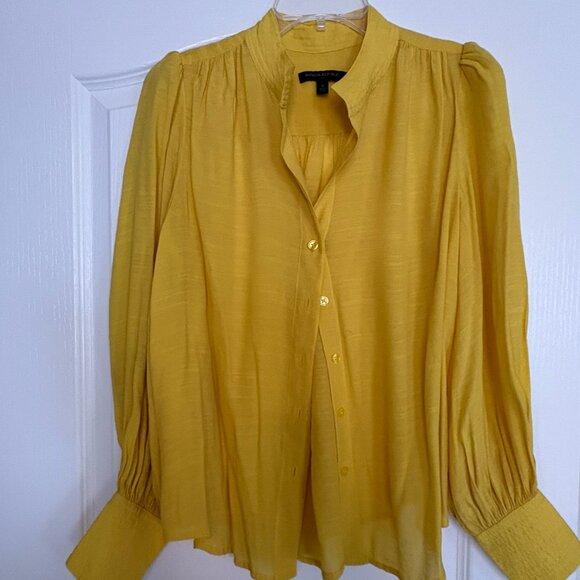 Banana Republic Volume-Sleeve Shirt Sz S - Picture 1 of 6
